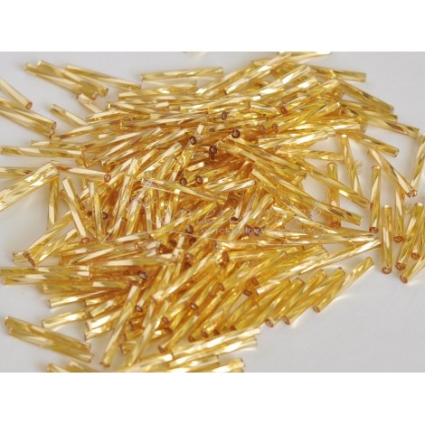 Sklenené tyčinky 20mm zlaté