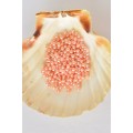 plastove perle 4mm oranžové