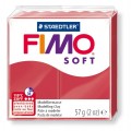 FIMO soft tmavo červená 57g