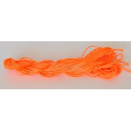 nylonová šnúrka 2mm oranžová neonová, návin 12metrov