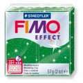FIMO efekt zelená s trblietkami 57g