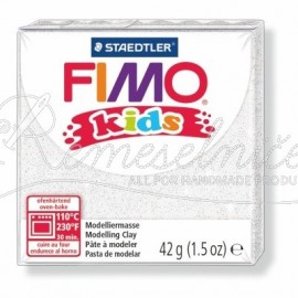 FIMO kids biela s trblietkami 42g