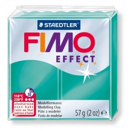 FIMO efect transparentná zelená 57g