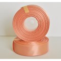 saténová stuha ružovo oranžová 25mm
