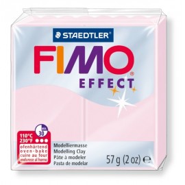 FIMO efekt ružový kremeň 57g