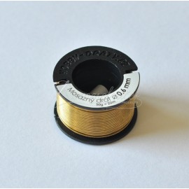 mosadzný drôt 0,6mm/50g