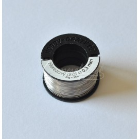 nerezovy drôt 0,3mm/50g - cca 95m