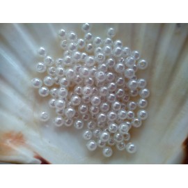 plastove perle 5mm biele