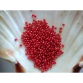 plastove perle červené 3mm