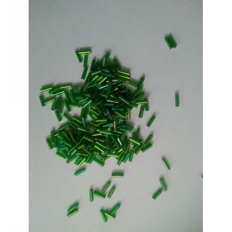 Sklenené tyčinky zelené 6mm