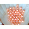 plastové korálky  8mm oranzove